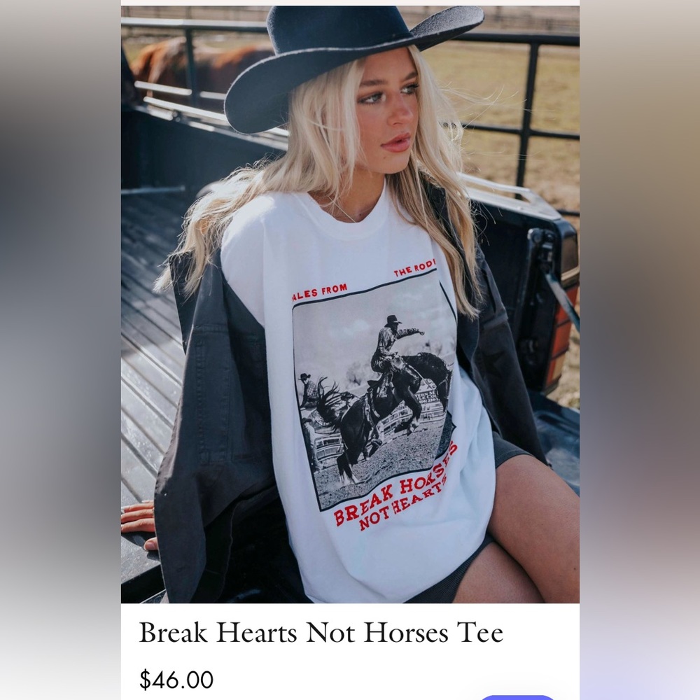Break horses not hearts t-shirt